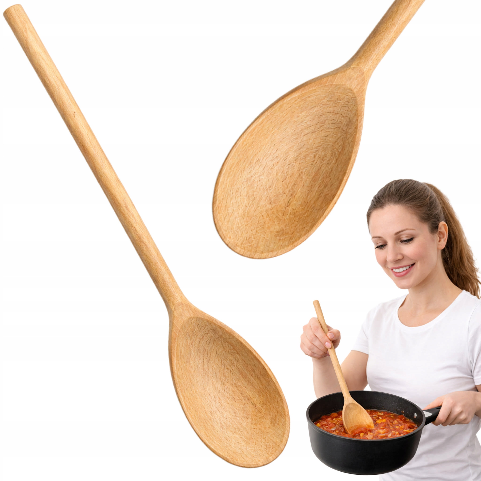 Łyżka drewniana bukowa